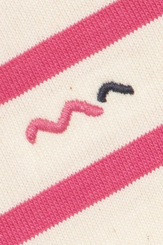 T-shirt Ecofil - Cru e rosa