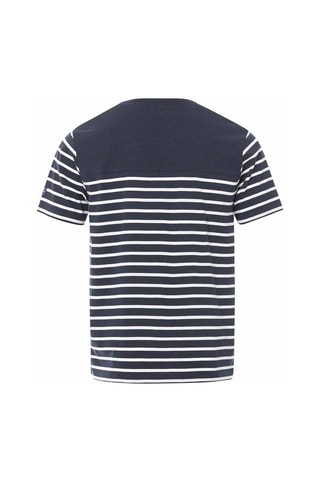 T-shirt Gaspar - Índigo e branco