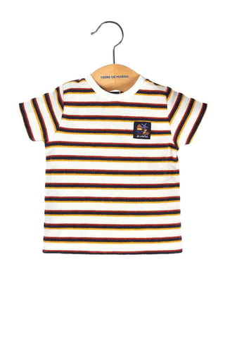 T-shirt Won Branco e vermelho - Terre de Marins