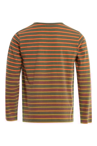 T-shirt Calunque Mariniere H Caqui e laranja - Terre de Marins