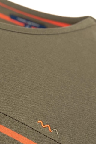 T-shirt Calunque Mariniere H Caqui e laranja - Terre de Marins
