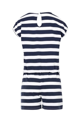 Macacão curto Gabare Branco e azul-marinho - Terre de Marins