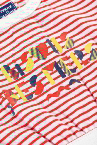 Vestido e fita Randol - Branco e vermelho