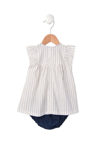 Conjunto 3 peças Ecalypse - Branco e índigo