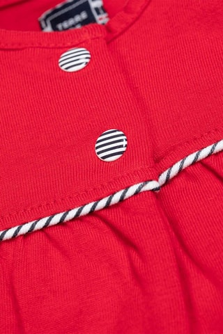 Túnica e leggings Zefiral Vermelho e branco - Terre de Marins