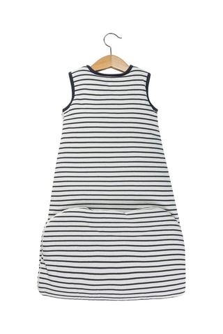 Saco de bebé Migot - Branco e índigo