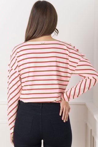 T-shirt - Branco e vermelho