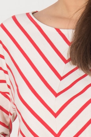 T-shirt - Branco e vermelho