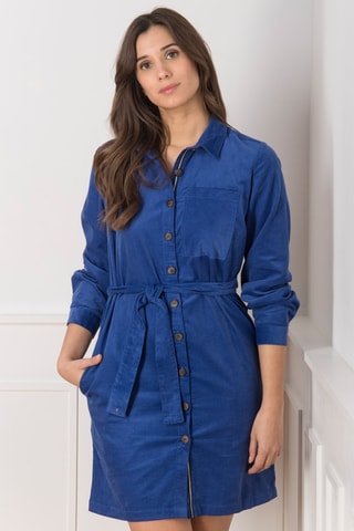 Vestido-camisa - Azul