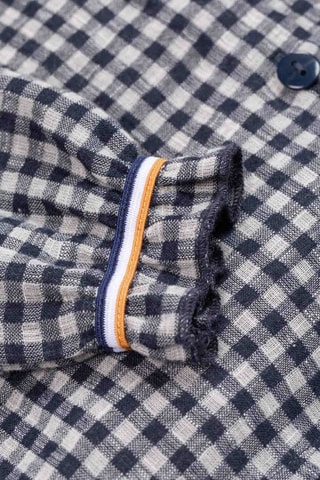 Camisa - Índigo e cru