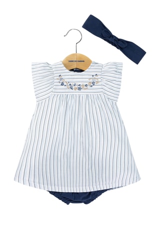 Vestido e bloomer - Azul