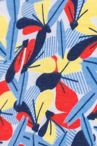 Vestido e t-shirt - Azul-marinho