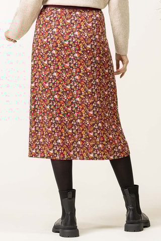 Saia midi - Bordô
