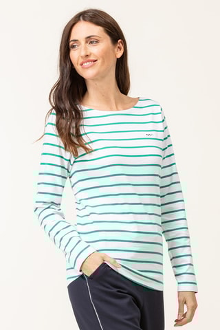 T-shirt - Branco e verde