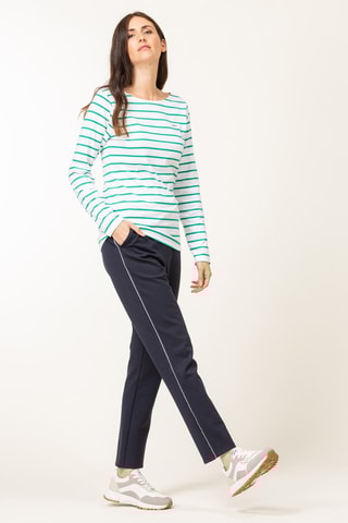 T-shirt - Branco e verde