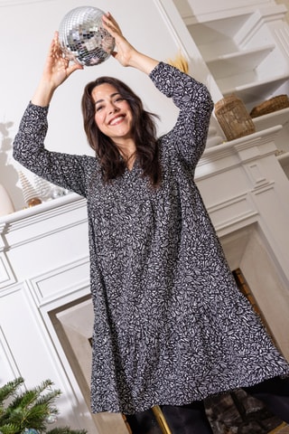 Vestido estilo patinadora - Preto