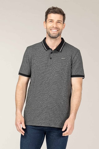 Polo - Cinzento-escuro mesclado