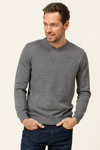 Camisola - Cinzento mesclado