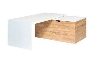 Table basse rotative Lizzi - 146,5/100 x 48 x 40 cm