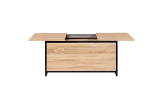 Table basse coffre Memphis - Imitation bois