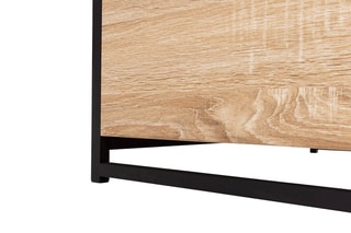 Table basse coffre Memphis - Imitation bois
