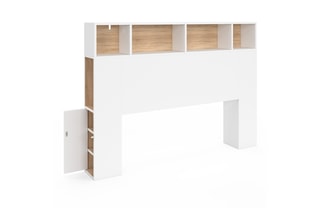 Tête de lit avec rangements Léo - 145 x 105 x 20 cm