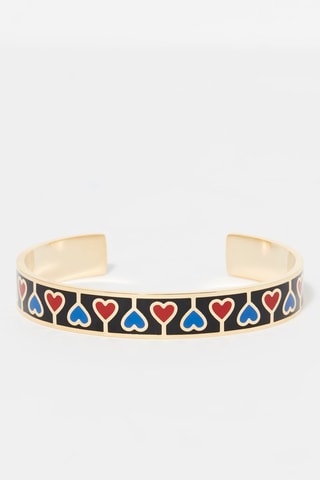 Pulseira rígida Geras Azul e vermelho  