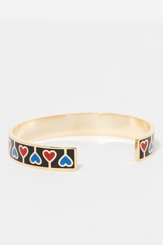 Pulseira rígida Geras Azul e vermelho  