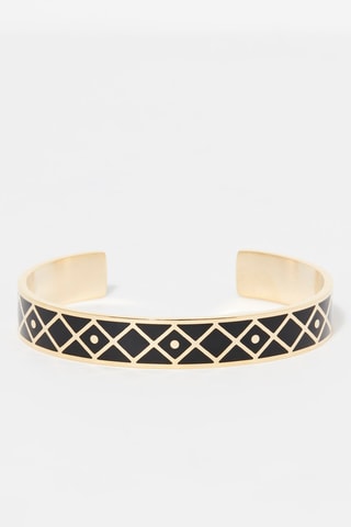 Pulseira rígida Adicie Preto    