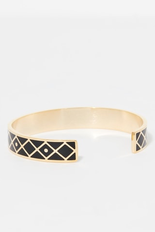 Pulseira rígida Adicie Preto    