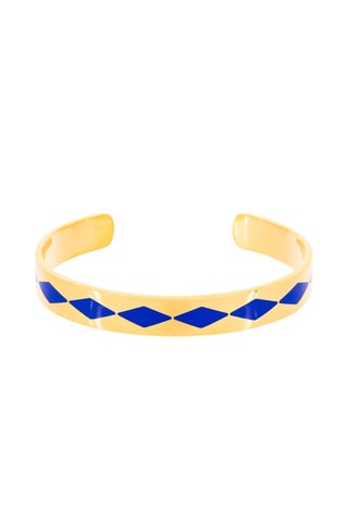 Pulseira rígida Hydros Dourado e azul  
