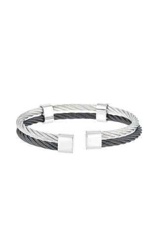 Pulseira Eden Preto e prateado