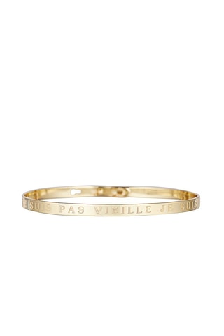Pulseira Je ne suis pas vieille je suis vintage - Dourado