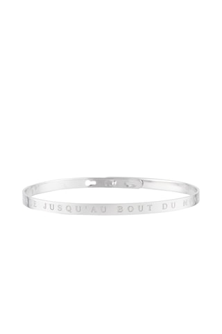 Pulseira Ensemble jusqu'au bout du monde - Prateado