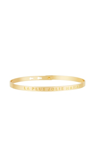 Pulseira La plus jolie maman   Dourado