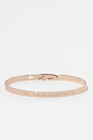 Pulseira Une amie parfaite Dourado-rosa