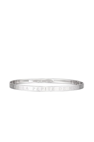 Pulseira Tu es la pépite de mon cookie   Prateado