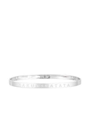 Pulseira rígida Hakunamatata Prateado