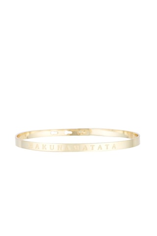 Pulseira rígida Hakunamatata Dourado