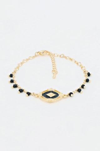 Pulseira Koh Lipe Dourado e preto
