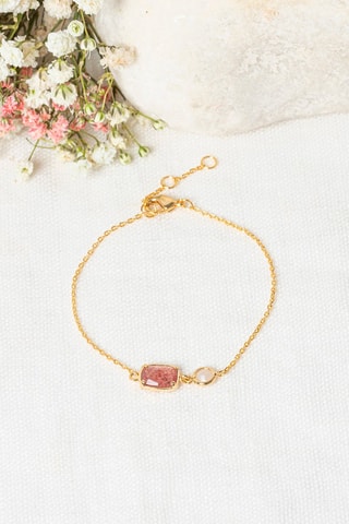 Pulseira Méryl Quartzo e ágata