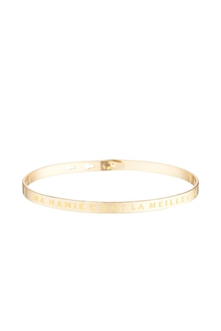 Pulseira Ma mamie c'est la meilleure - Dourado