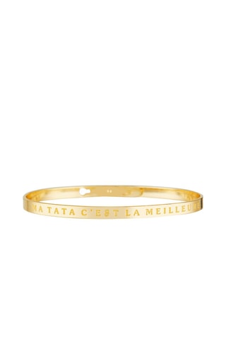 Pulseira Ma tata c'est la meilleure Dourado