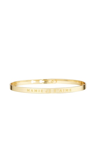 Pulseira Mamie je t'aime Dourado