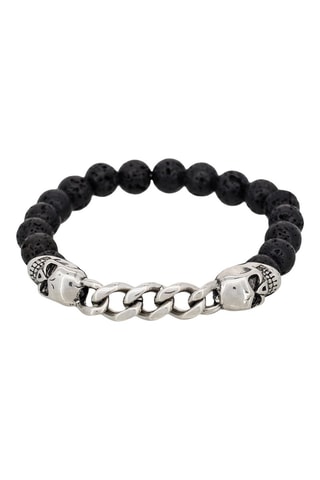 Pulseira Preto e prateado