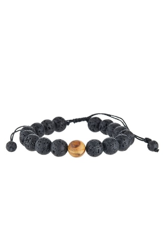Pulseira Achahildis Pedras de lava
