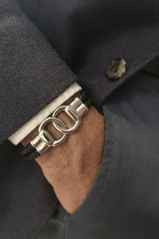Pulseira Fit together Couro