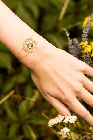 Pulseira Monica Labradorita