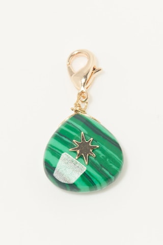 Pendente Demeter Malaquita verde