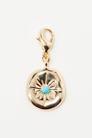 Pendente Nesto Dourado e azul